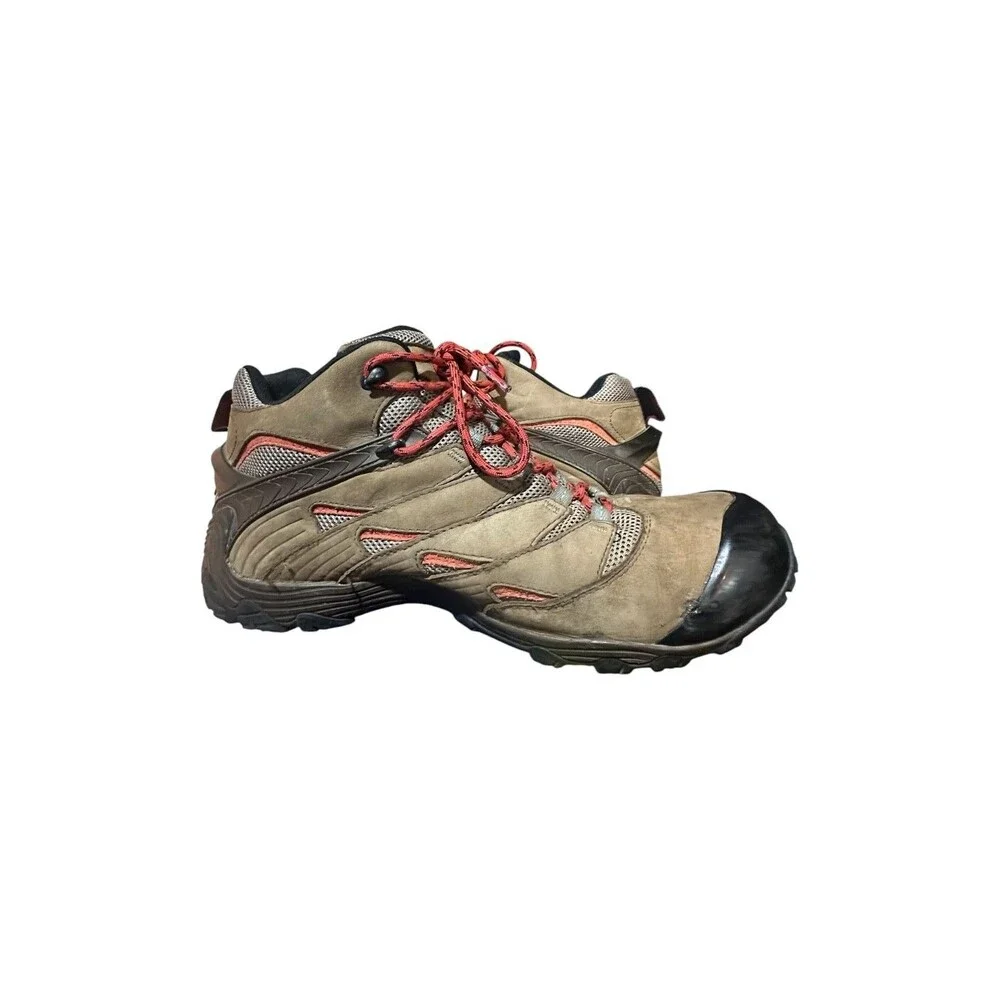 Merrell Chameleon 7 Hiking Boots Mens Size 14 Vibram Brown Mid WP Big Tall